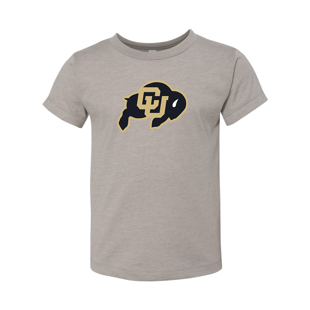 Colorado Buffaloes  BELLA  CANVAS Toddler Jersey Tee