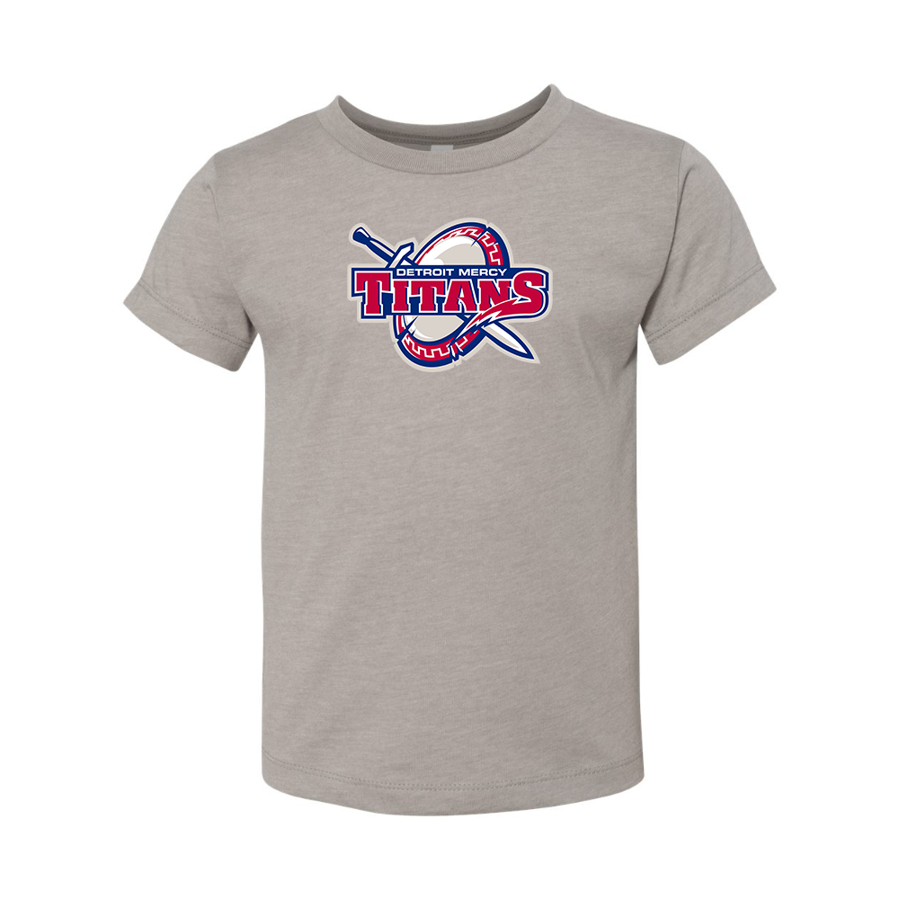 Detroit Titans  BELLA  CANVAS Toddler Jersey Tee