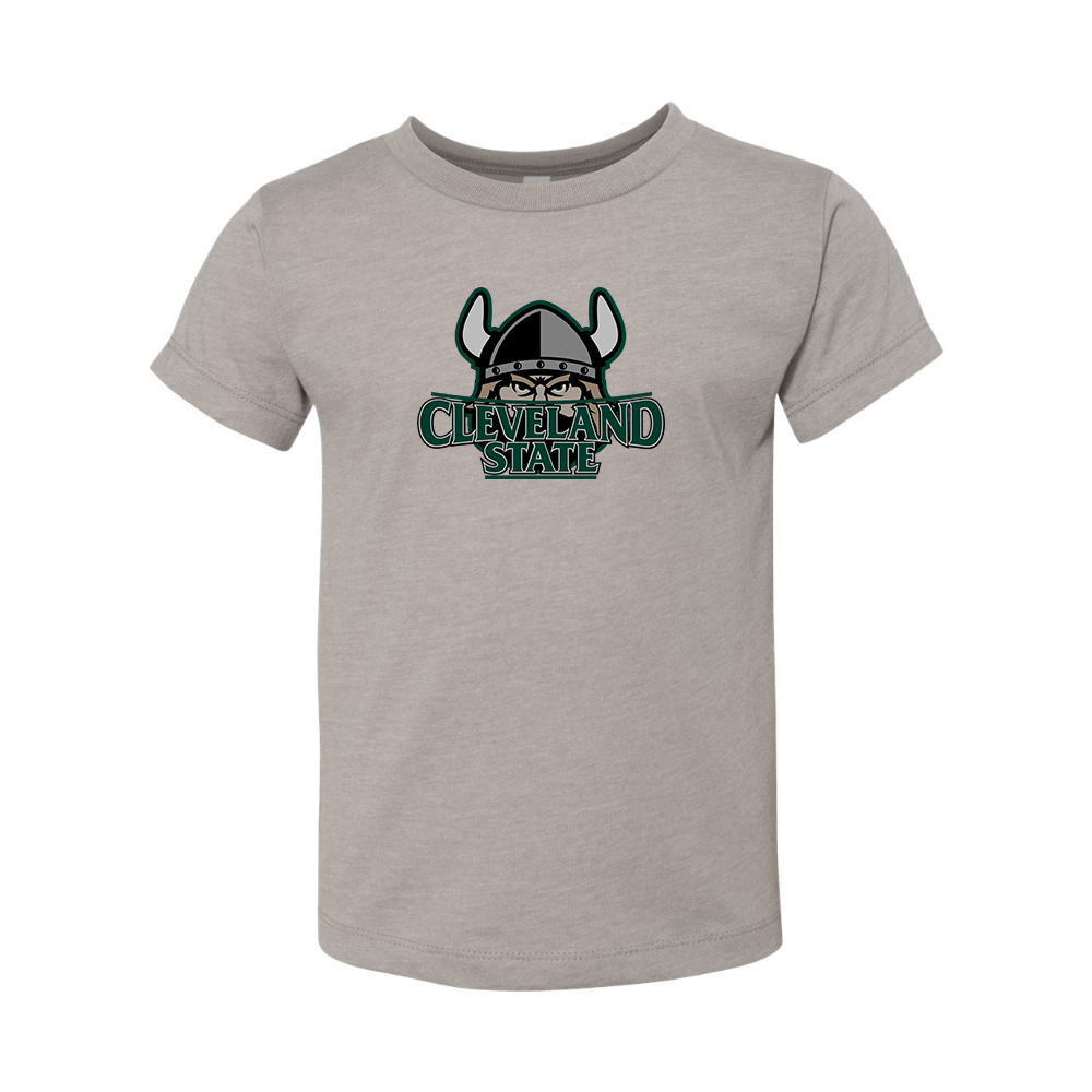 Cleveland State Vikings BELLA  CANVAS Toddler Jersey Tee