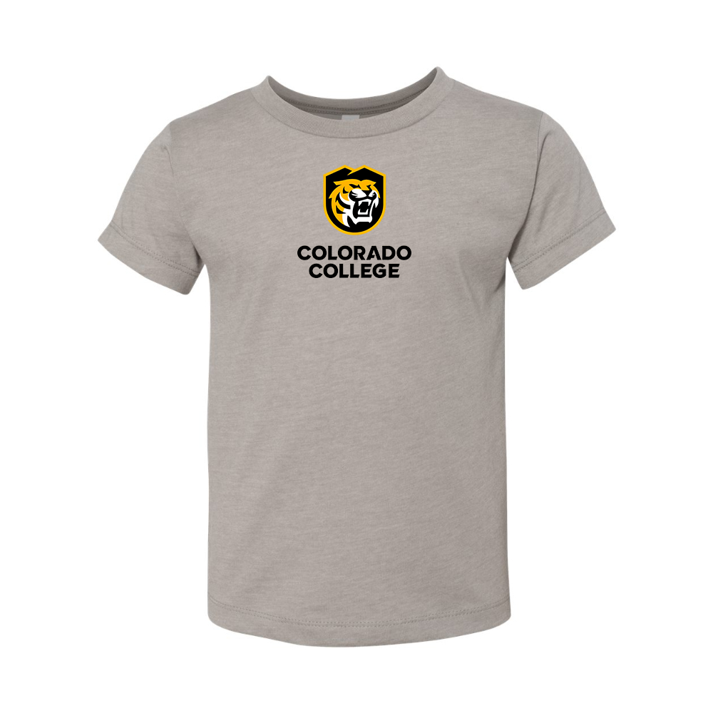 Colorado College Tigers BELLA  CANVAS Toddler Jersey Tee