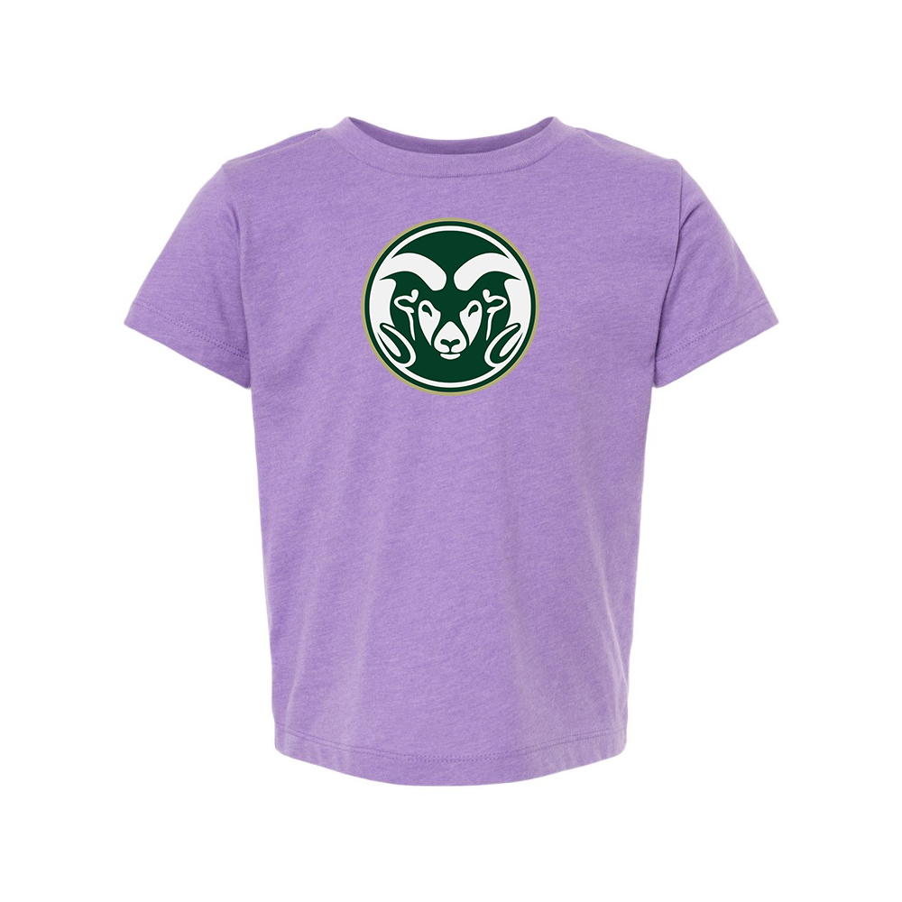 Colorado State Rams BELLA  CANVAS Toddler Jersey Tee