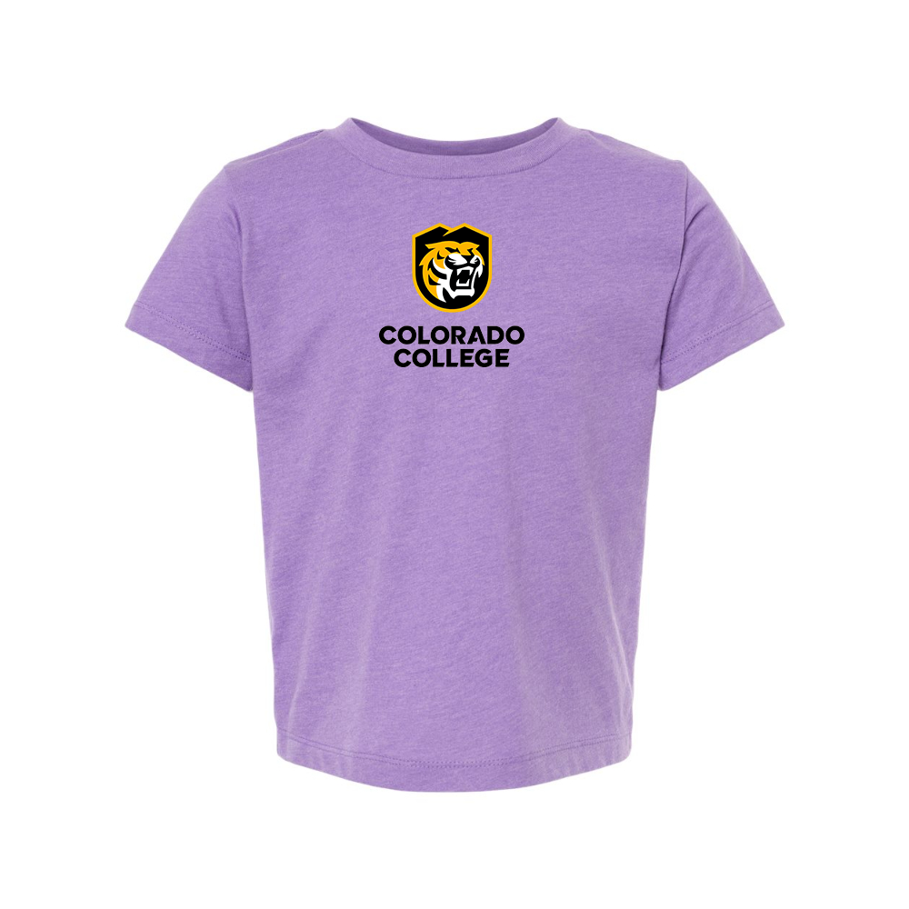 Colorado College Tigers BELLA  CANVAS Toddler Jersey Tee