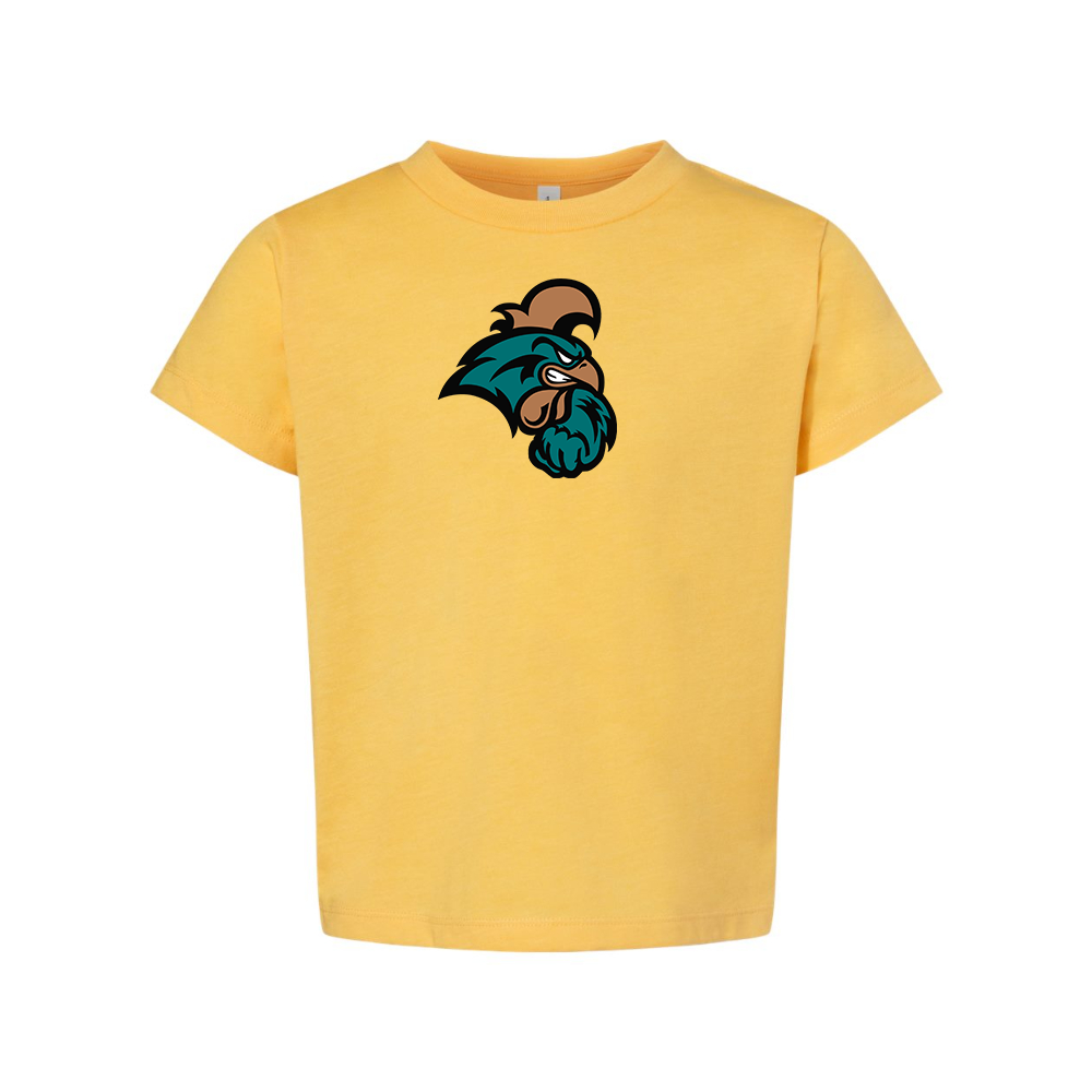 Coastal Carolina Chanticleers BELLA  CANVAS Toddler Jersey Tee