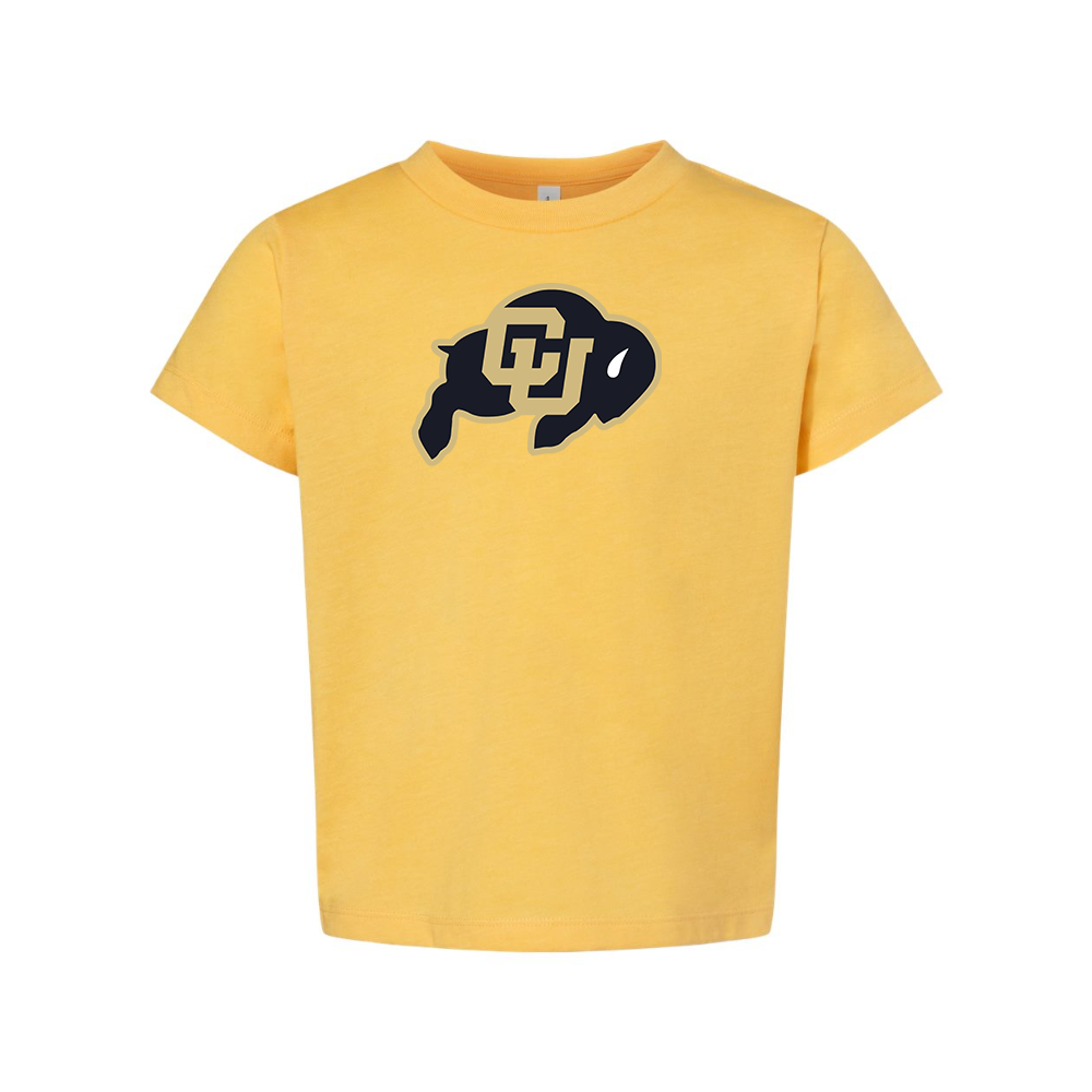 Colorado Buffaloes  BELLA  CANVAS Toddler Jersey Tee
