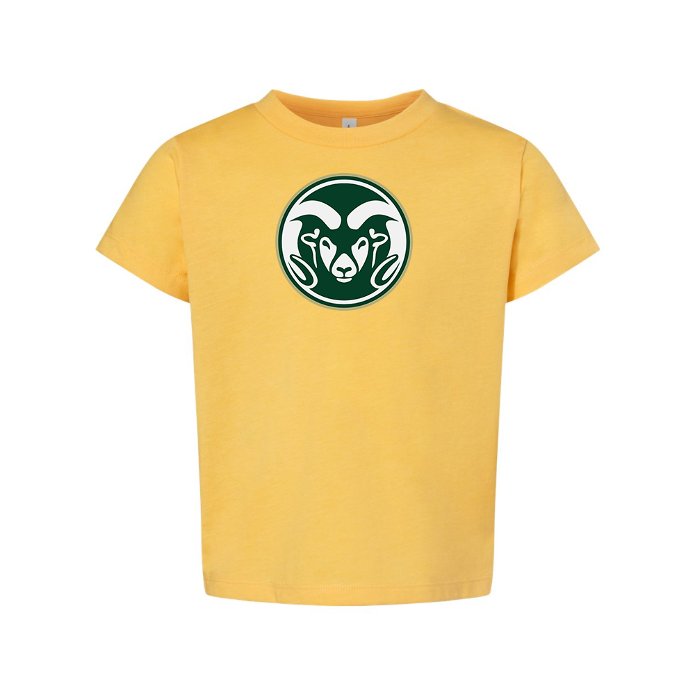 Colorado State Rams BELLA  CANVAS Toddler Jersey Tee