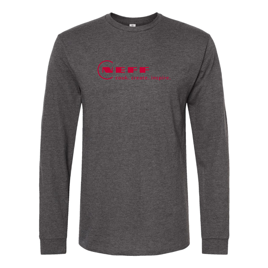 Men's NEFF Logo Cotton Long Sleeve T-Shirt