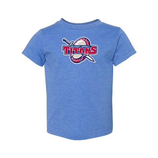 Detroit Titans  BELLA  CANVAS Toddler Jersey Tee