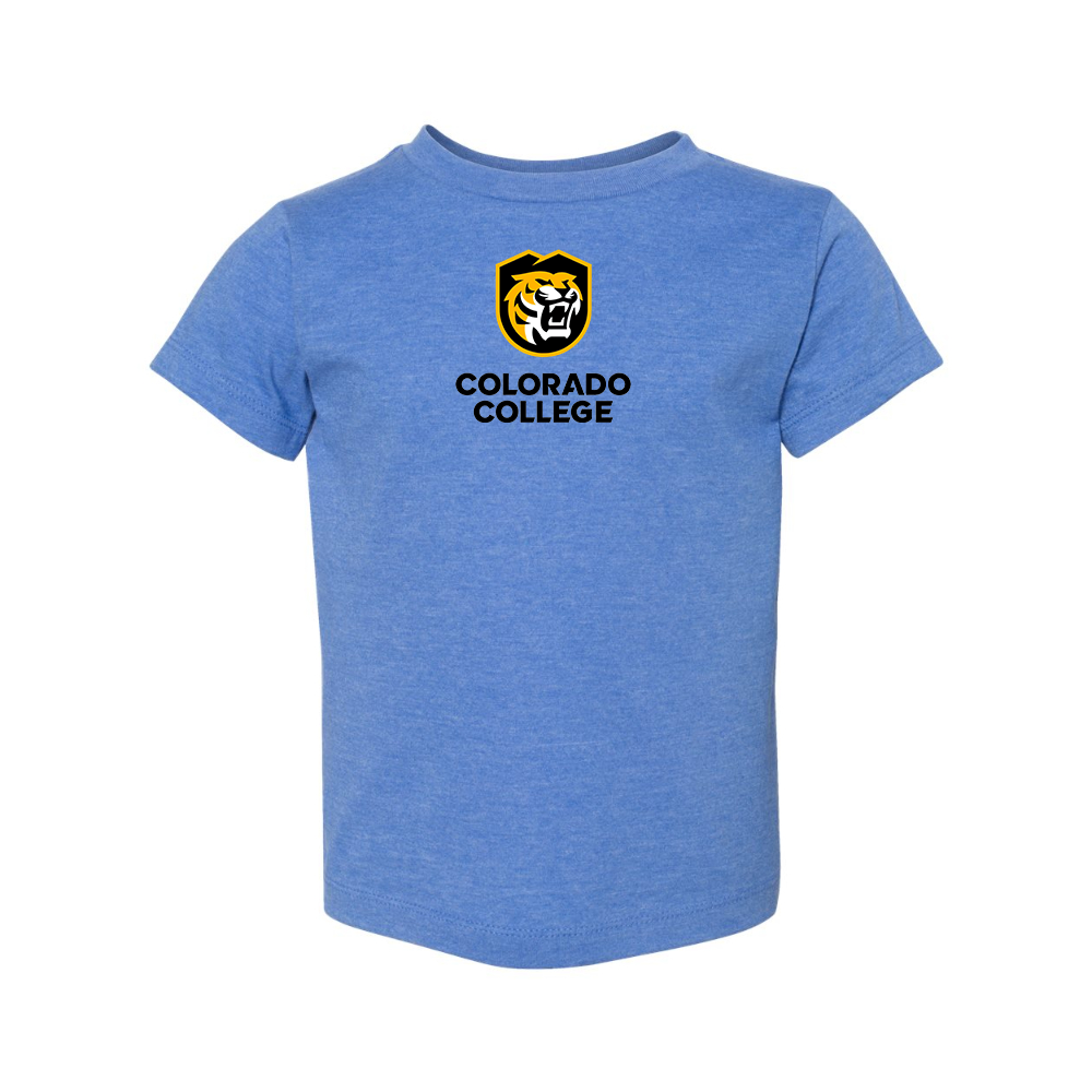 Colorado College Tigers BELLA  CANVAS Toddler Jersey Tee