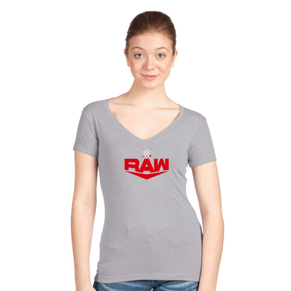 Women's WWE Raw  Next Level V-Neck T-Shirt