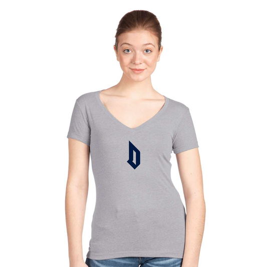 Women's  Duquesne Dukes Next Level V-Neck T-Shirt