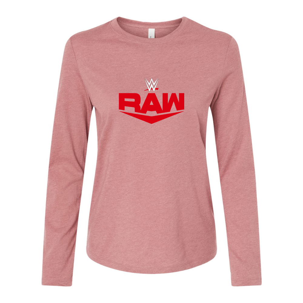 BELLA CANVAS WWE Raw Jersey Long Sleeve Tee
