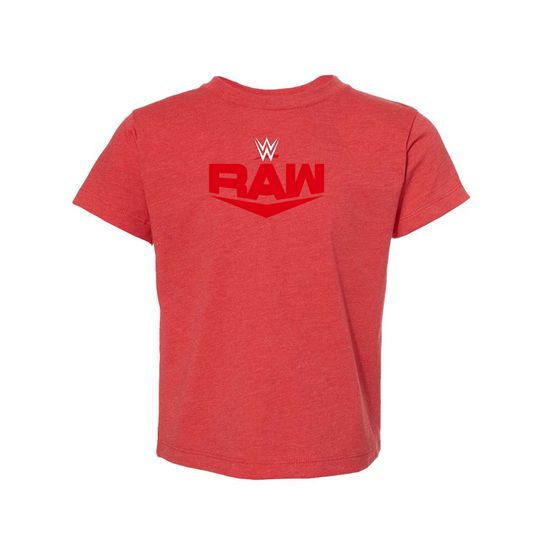 WWE Raw  BELLA  CANVAS Toddler Jersey Tee