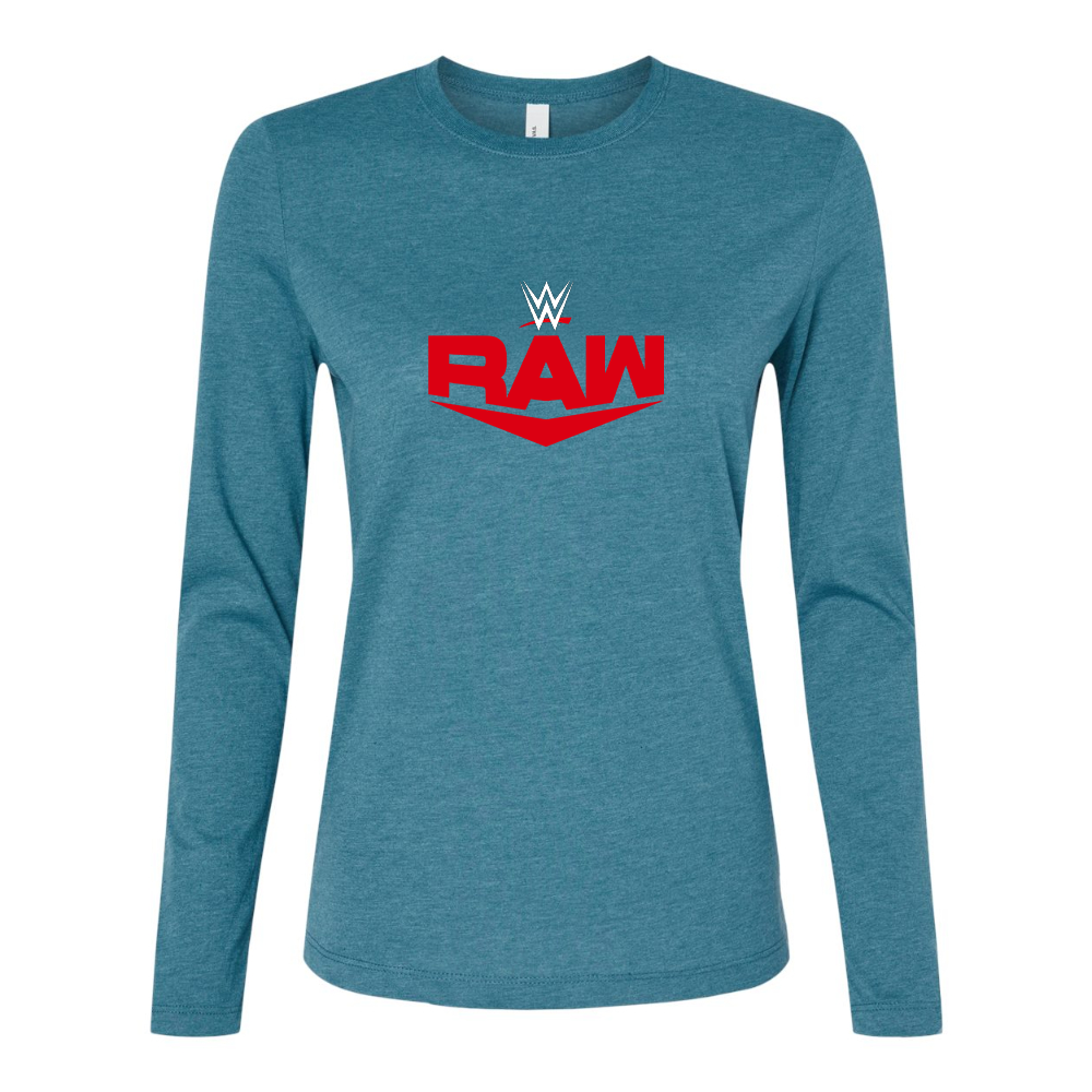 BELLA CANVAS WWE Raw Jersey Long Sleeve Tee