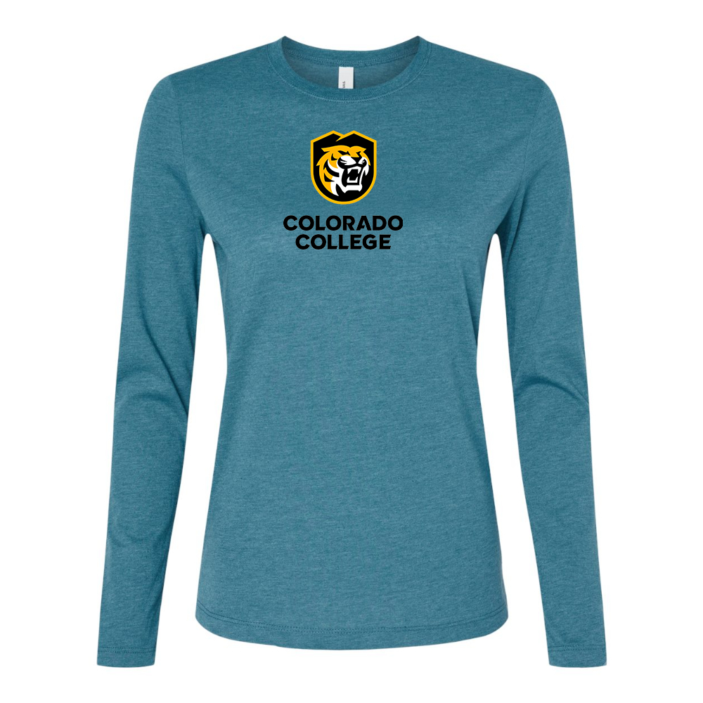 BELLA CANVAS  Colorado College Tigers Jersey Long Sleeve Tee