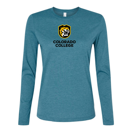 BELLA CANVAS  Colorado College Tigers Jersey Long Sleeve Tee