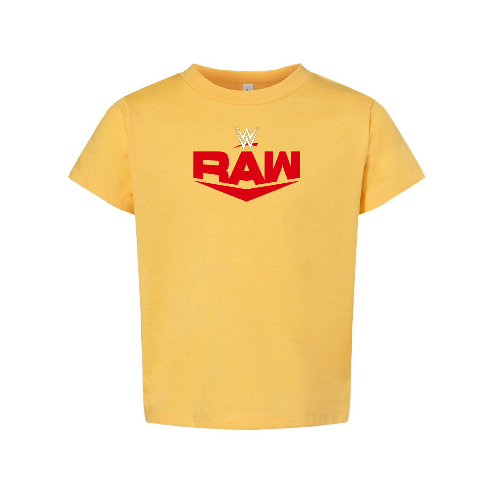 WWE Raw  BELLA  CANVAS Toddler Jersey Tee