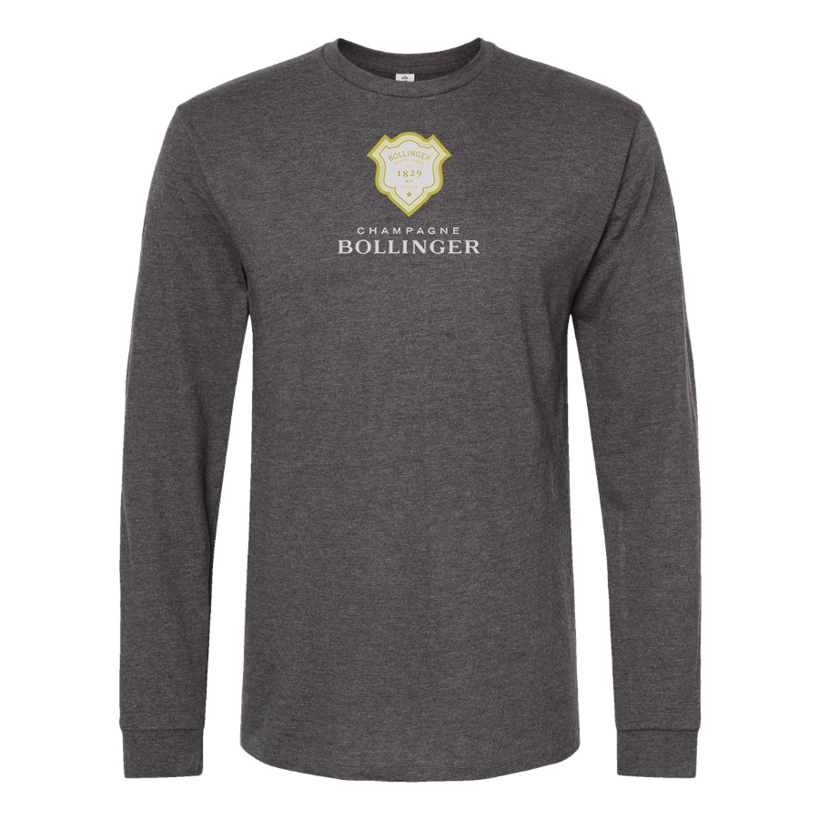 Men's Bollinger Logo Cotton Long Sleeve T-Shirt
