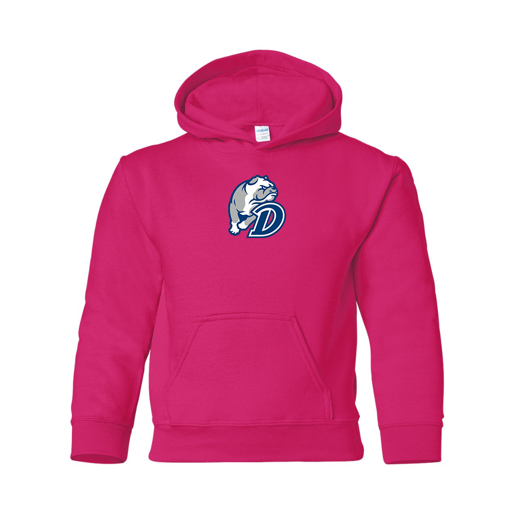 Youth Drake Bulldogs  Gildan Heavy Blend  Hooded Sweatshirt