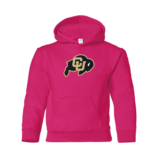 Youth Colorado Buffaloes  Gildan Heavy Blend  Hooded Sweatshirt