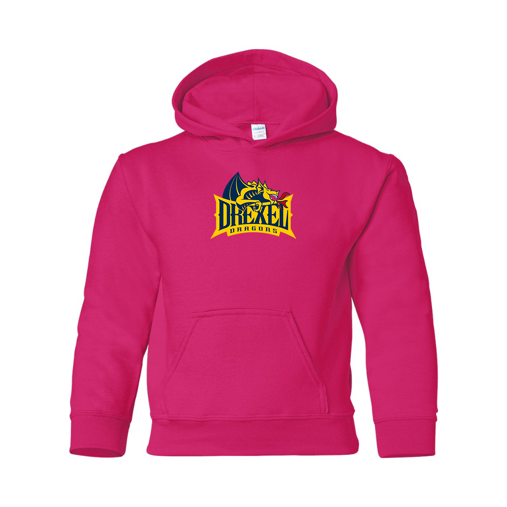 Youth  Drexel Dragons  Gildan Heavy Blend  Hooded Sweatshirt