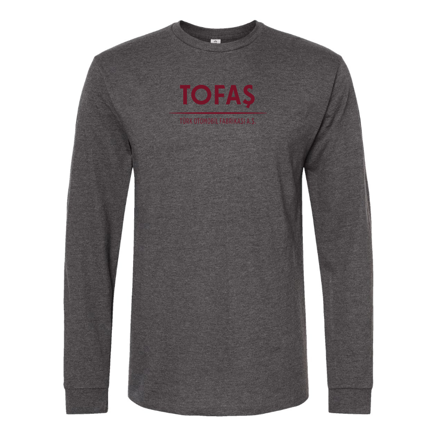 Men's Tofas Logo Cotton Long Sleeve T-Shirt