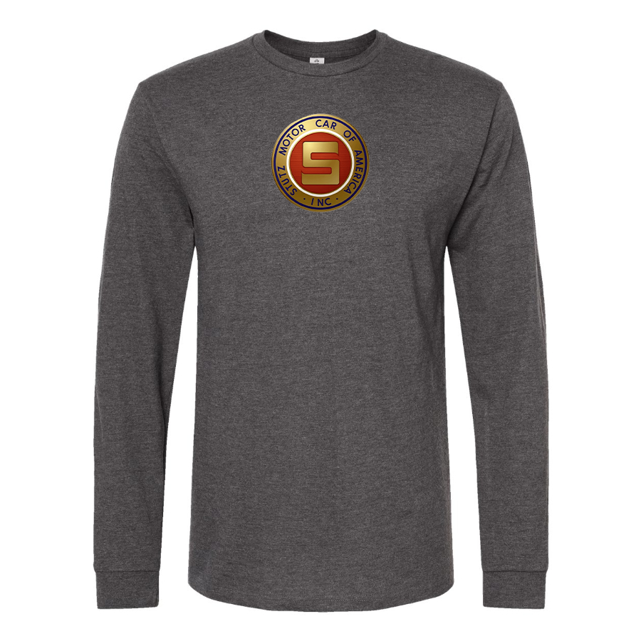 Men's Stutz Motor Company Logo Cotton Long Sleeve T-Shirt