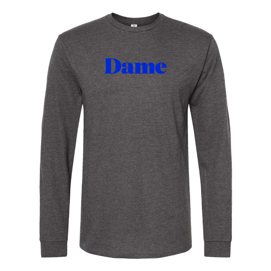 Men's Dame Products  Logo Cotton Long Sleeve T-Shirt