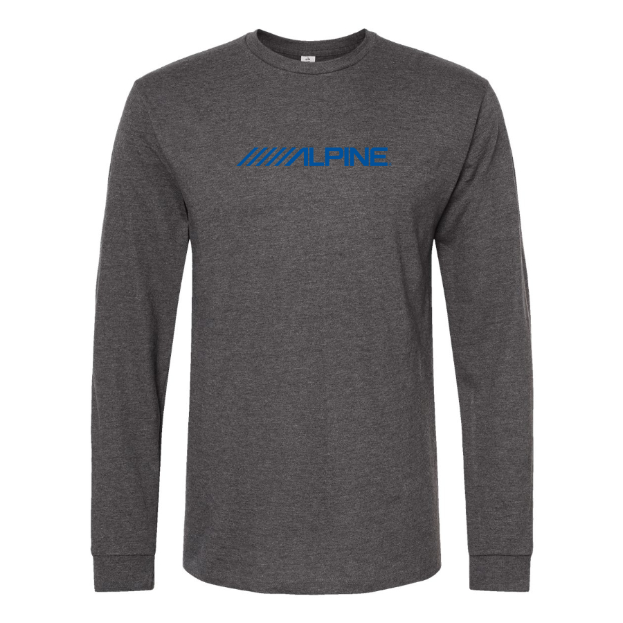 Men's Alpine Logo Cotton Long Sleeve T-Shirt