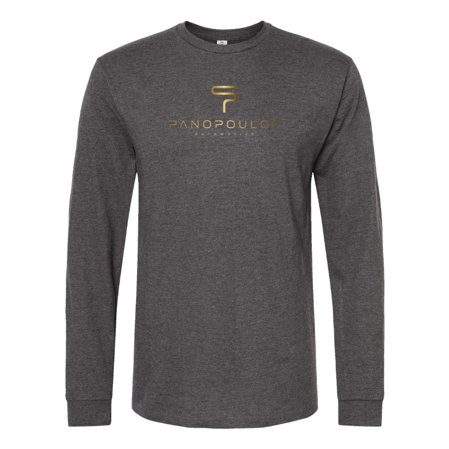 Men's Spyros Panopoulos Logo Cotton Long Sleeve T-Shirt