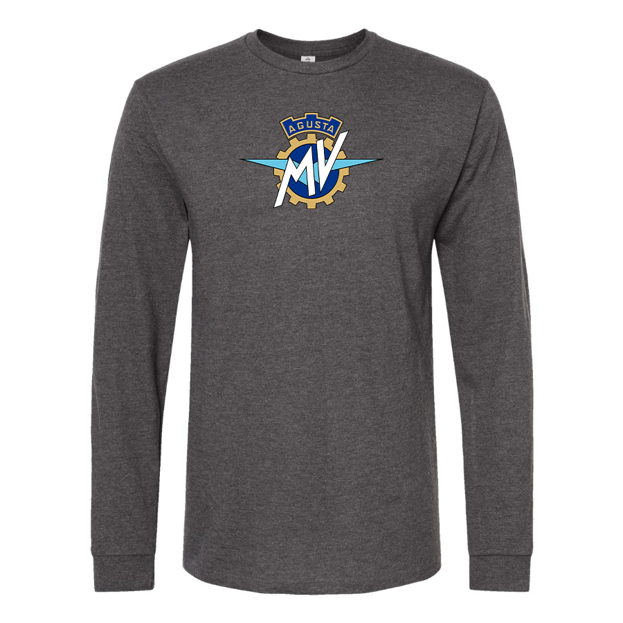 Men's MV Agusta Logo Cotton Long Sleeve T-Shirt