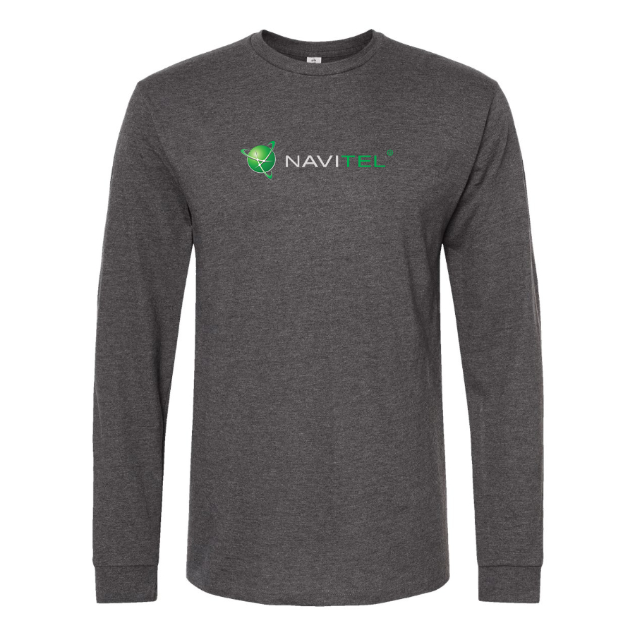 Men's Navitel Logo Cotton Long Sleeve T-Shirt