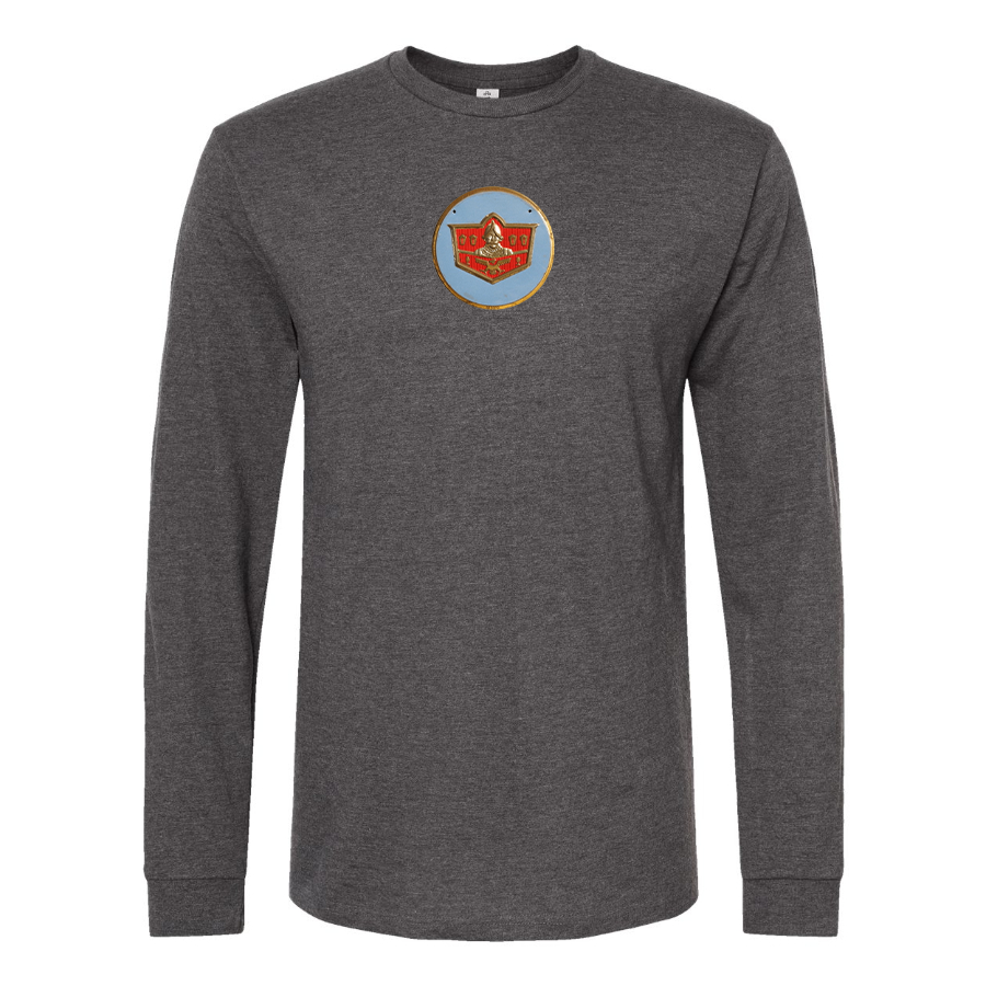 Men's DeSoto Logo Cotton Long Sleeve T-Shirt