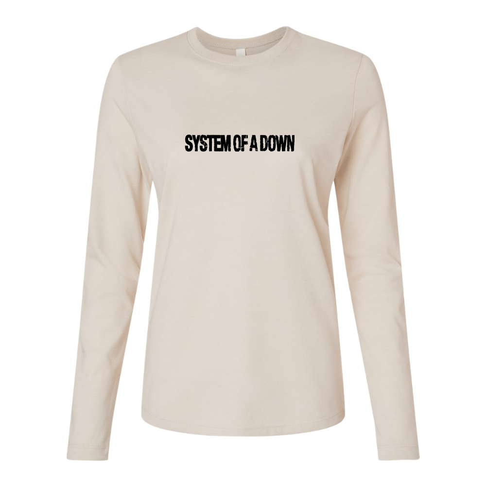 BELLA CANVAS System Of A Down Jersey Long Sleeve Tee