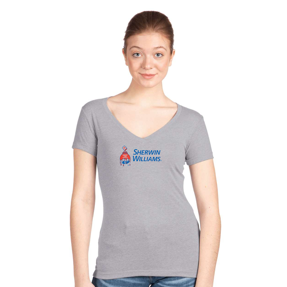 Women's Sherwin Williams Next Level V-Neck T-Shirt