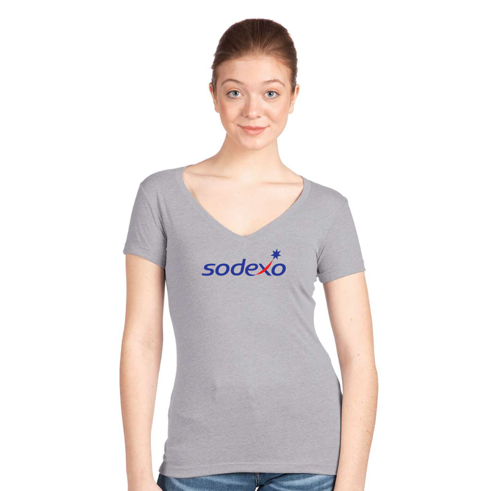 Women's Sodexo Next Level V-Neck T-Shirt