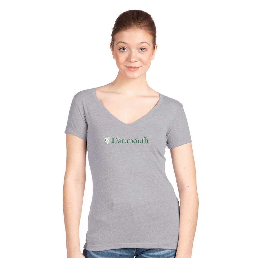 Women's Dartmouth College Next Level V-Neck T-Shirt