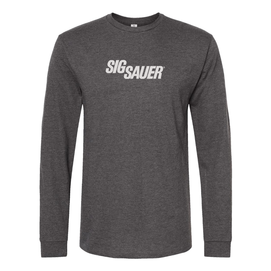 Men's Sig Sauer Logo Cotton Long Sleeve T-Shirt