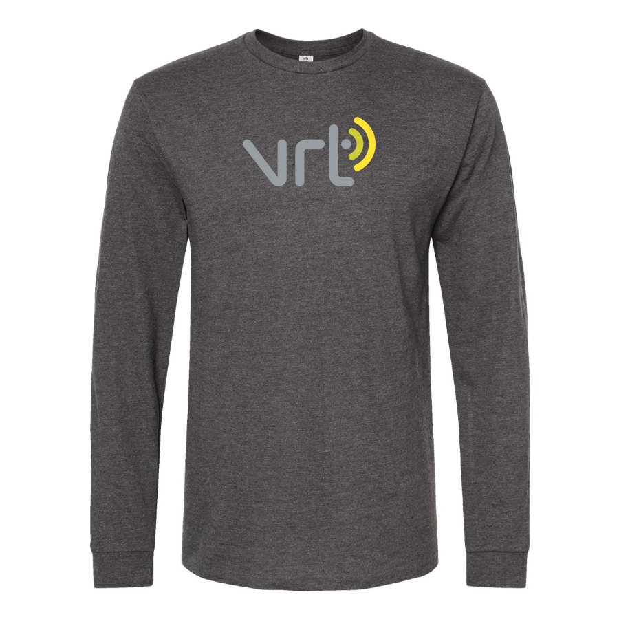 Men's VRT Logo Cotton Long Sleeve T-Shirt