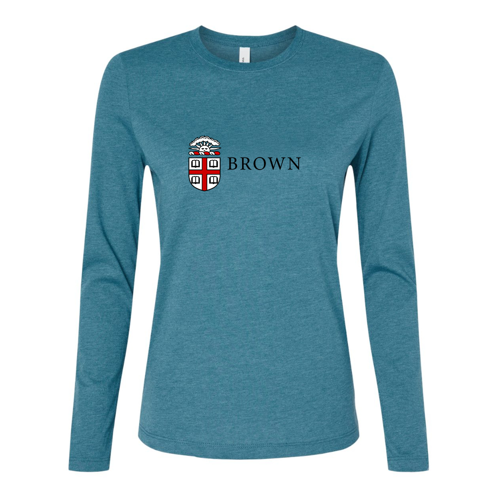 BELLA CANVAS Brown University Jersey Long Sleeve Tee