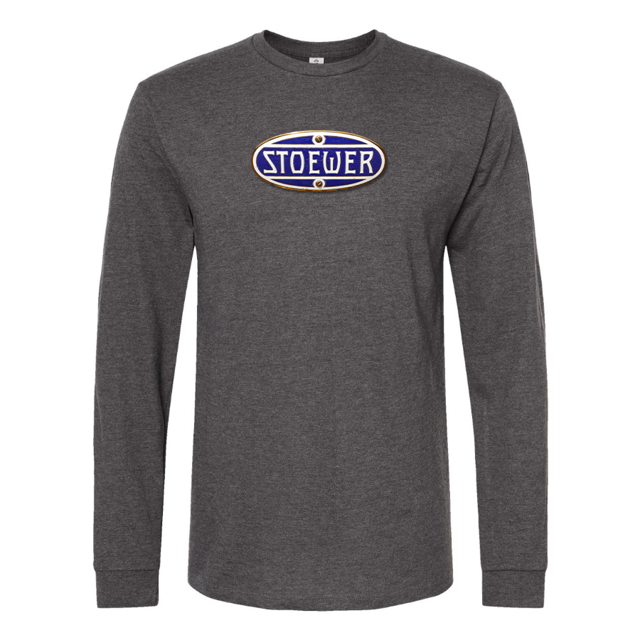 Men's Stoewer Logo Cotton Long Sleeve T-Shirt