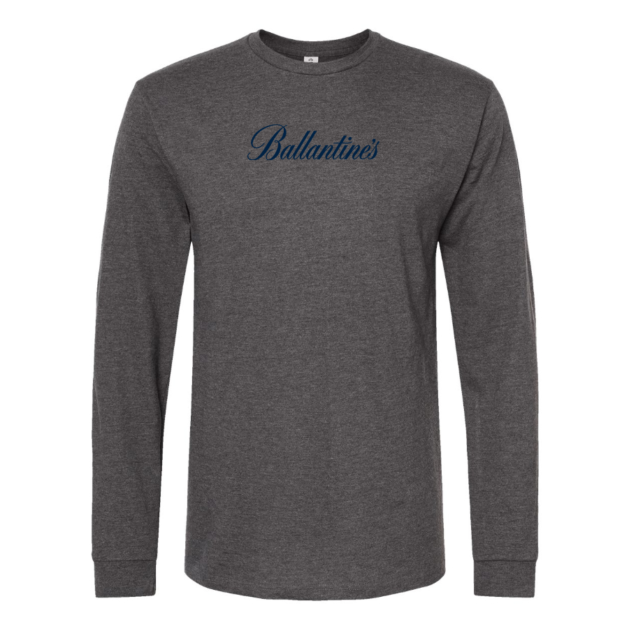 Men's Ballantines Logo Cotton Long Sleeve T-Shirt