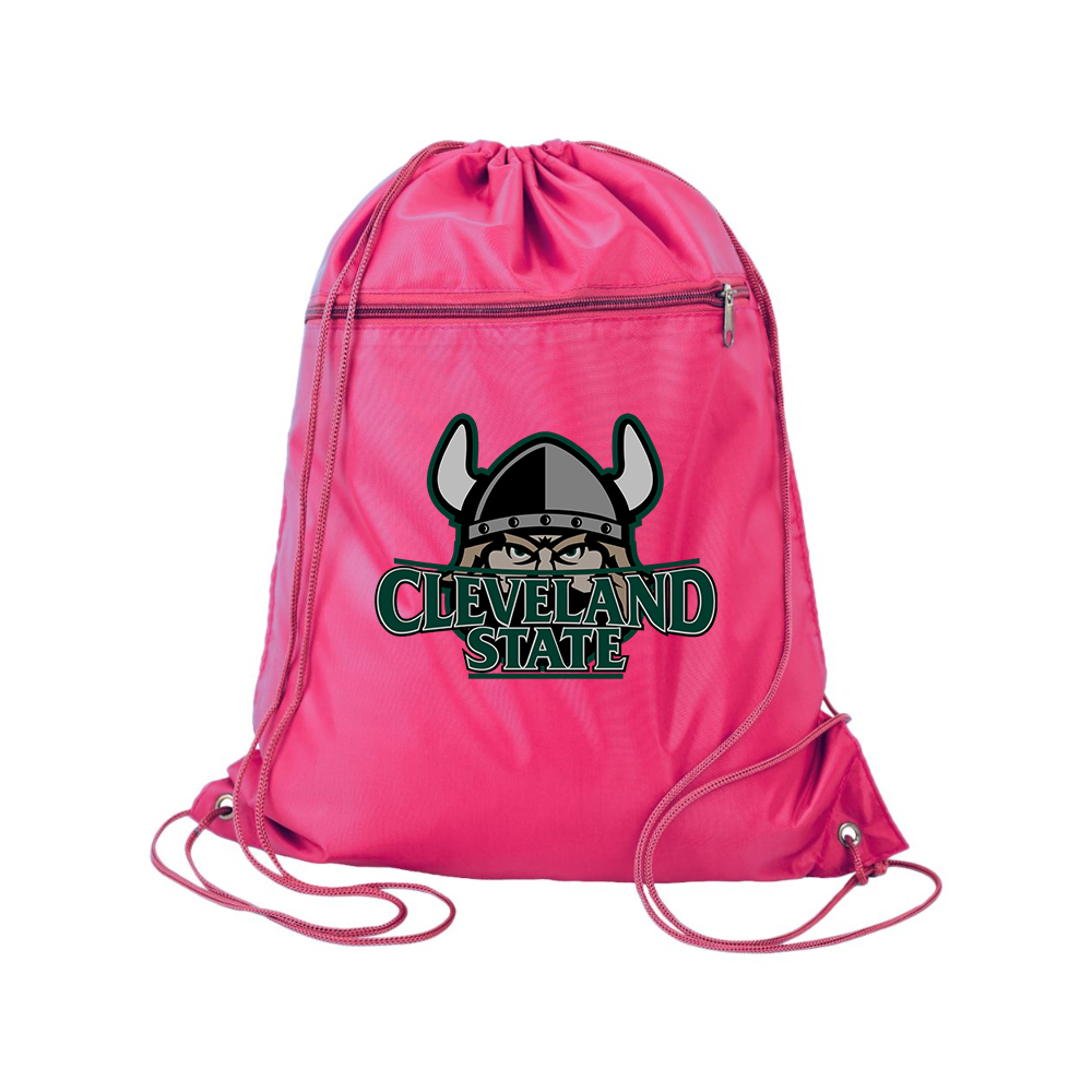 Cleveland State Vikings   Q-Tees - Polyester Cinchpack