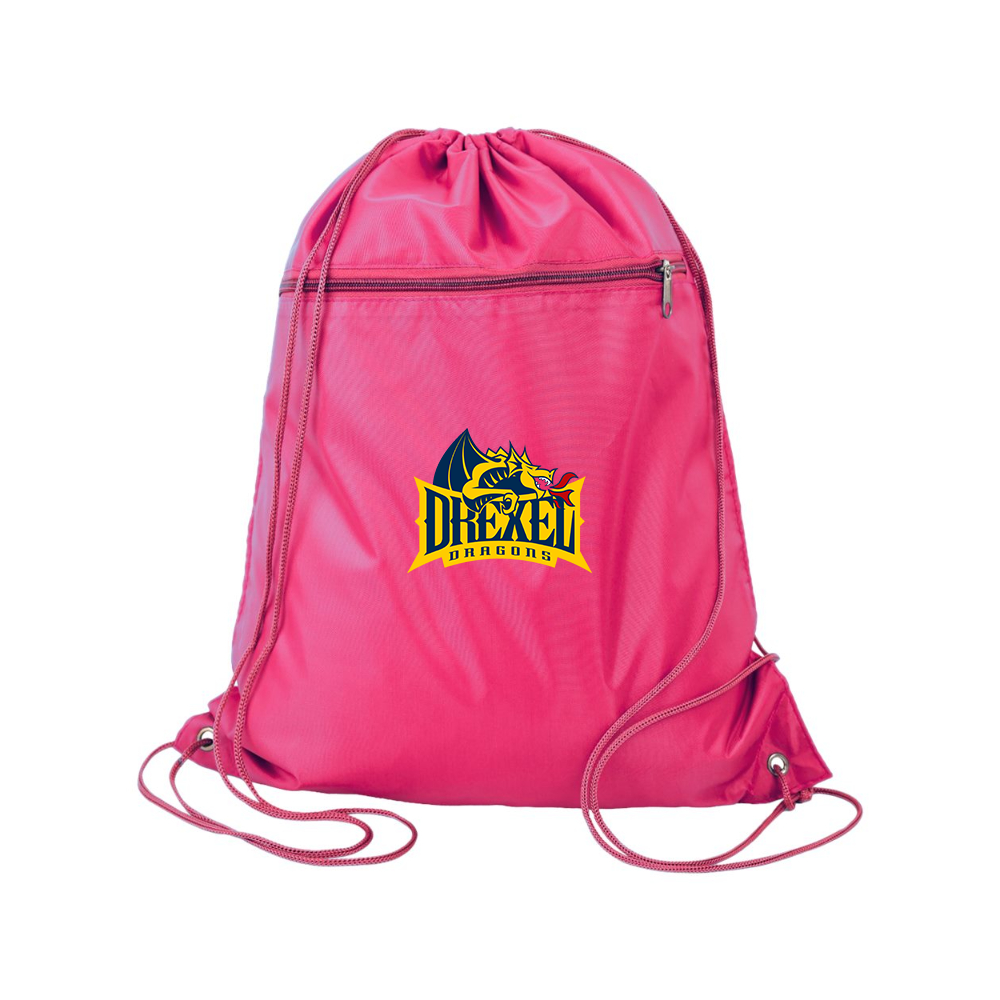 Drexel Dragons Q-Tees - Polyester Cinchpack