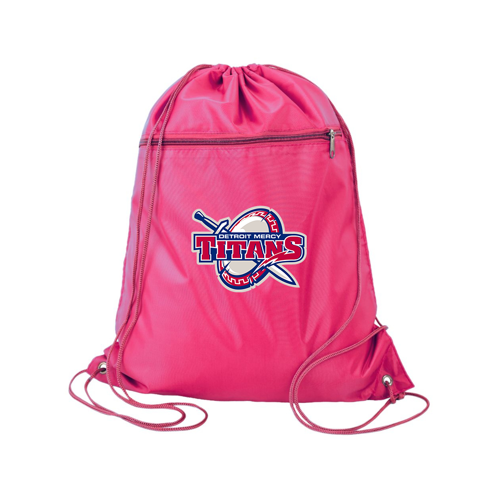 Detroit Titans Q-Tees - Polyester Cinchpack