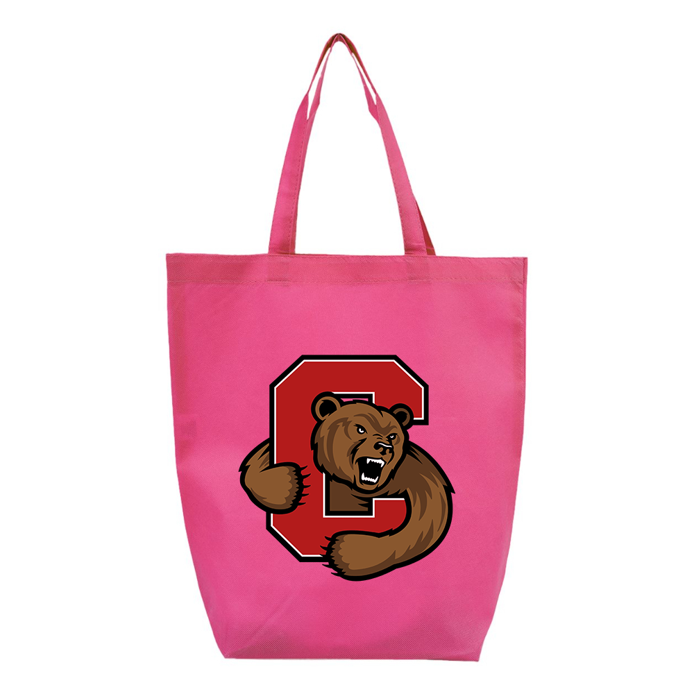 Cornell Big Red Q-Tees Non-Woven Gusset Bottom Tote