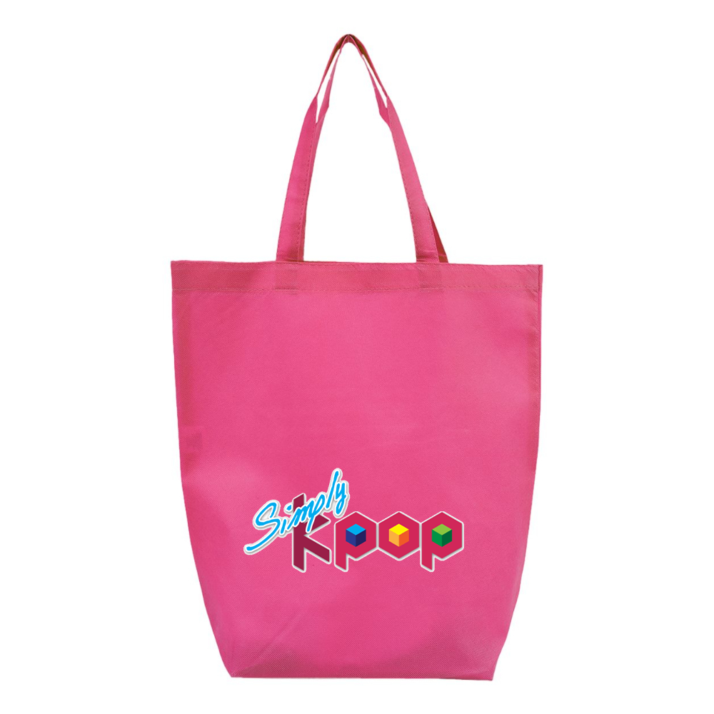 Simply Kpop  Q-Tees Non-Woven Gusset Bottom Tote