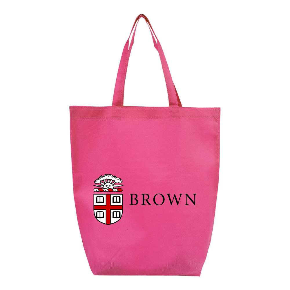 Brown University Q-Tees Non-Woven Gusset Bottom Tote
