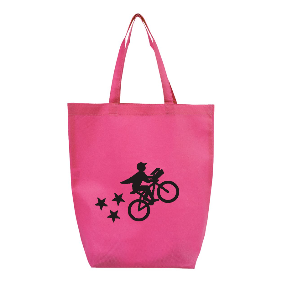Postmates Bike Q-Tees Non-Woven Gusset Bottom Tote