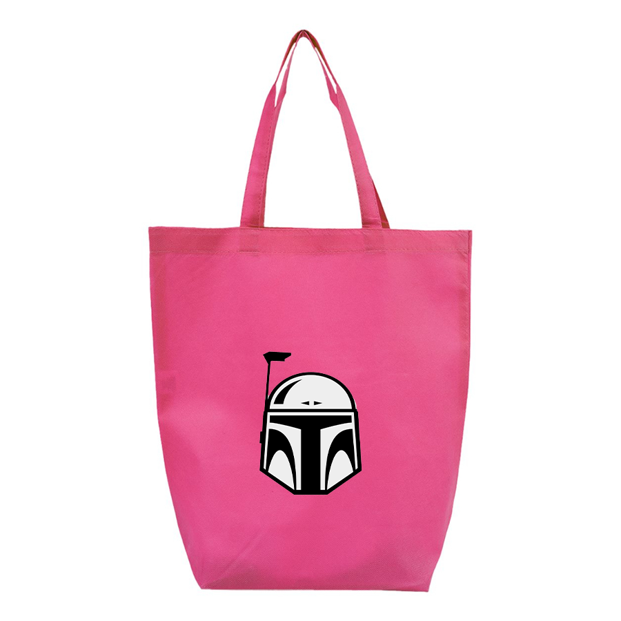 Star Wars Boba Fett Helmet Q-Tees Non-Woven Gusset Bottom Tote