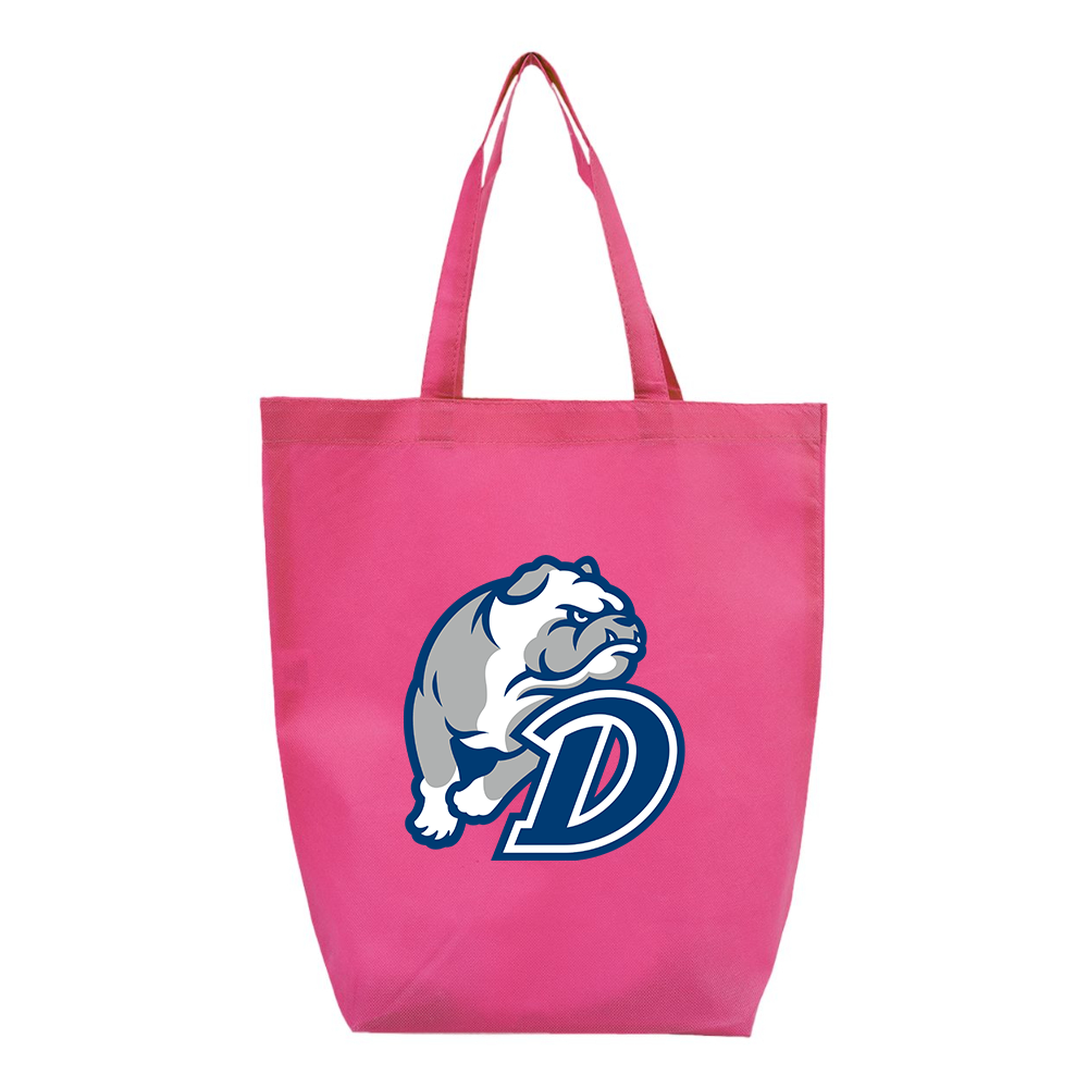 Drake Bulldogs Q-Tees Non-Woven Gusset Bottom Tote